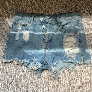 Jean shorts